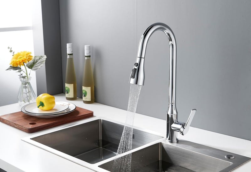 BRIMIX Kitchen Sink Faucet with Pull Down Sprayer - Image 4
