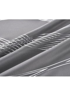 KYD 1 Panel Fabric Nation Curtain Light Blocking Curtains,  Silver Foil Print Thermal Insulated Room Privacy Insulated Liner Grommet Privacy Curtain Tiers 100*250cm Grey  - Image 3