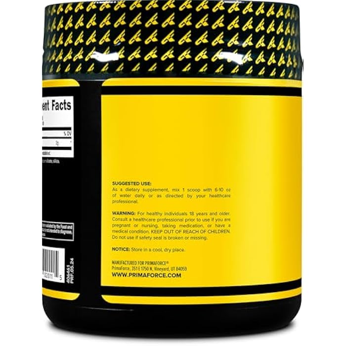 PrimaForce L-Citrulline Malate Powder, Unflavored Pre Workout Supplement, 200 Grams - Boosts Energy, Aids Recovery, Enhances Strength Performance – Vegan, Non-GMO - Image 3
