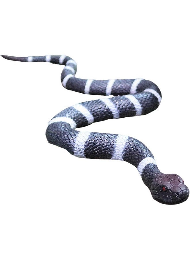 SUPER TOY Snake Toy for Kids Realistic Rubber Snake Prank Toy Fake Snake for Fun Scary Toy Snake for Outdoor Play for Parties and Decorations - Image 1