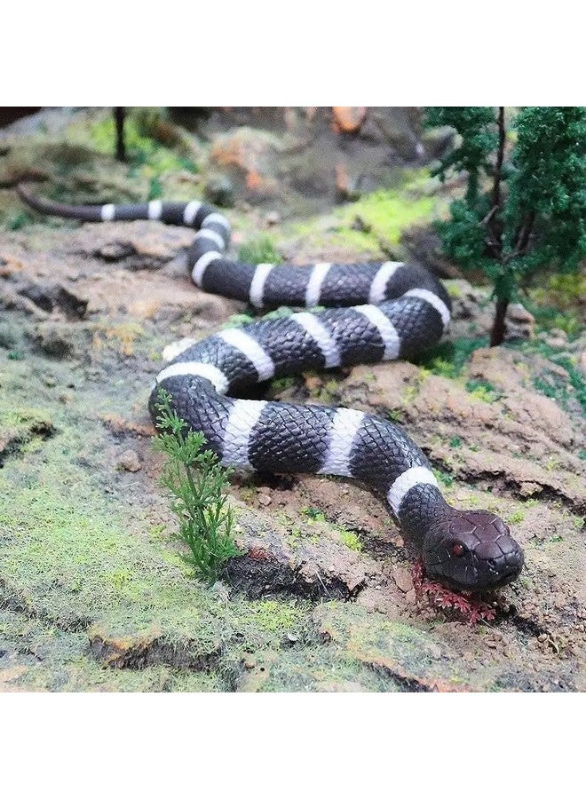 SUPER TOY Snake Toy for Kids Realistic Rubber Snake Prank Toy Fake Snake for Fun Scary Toy Snake for Outdoor Play for Parties and Decorations - Image 2