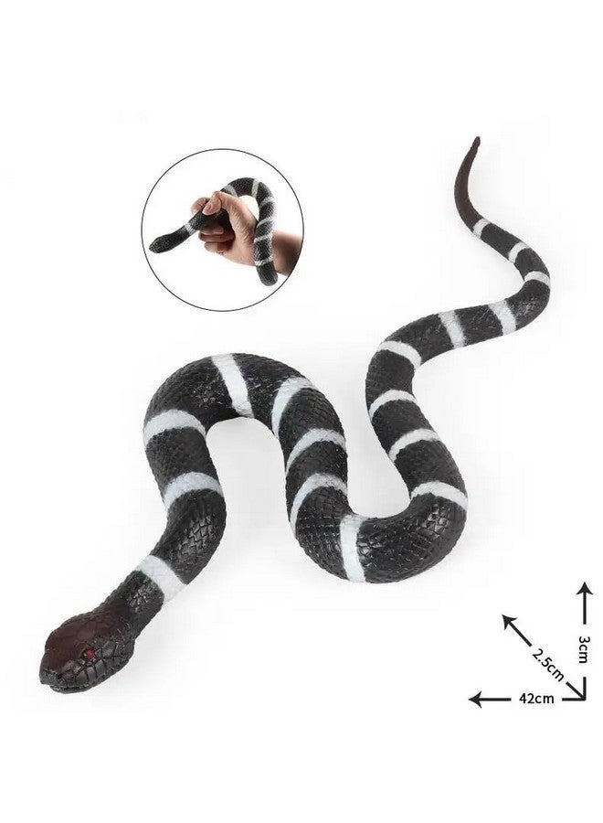 SUPER TOY Snake Toy for Kids Realistic Rubber Snake Prank Toy Fake Snake for Fun Scary Toy Snake for Outdoor Play for Parties and Decorations - Image 4