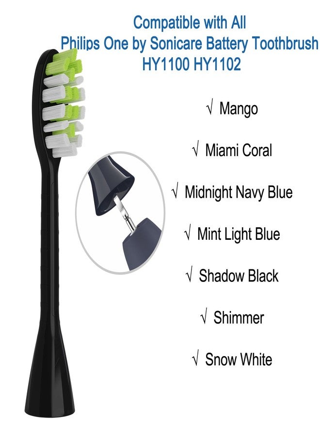 pisonicleara One Series Replacement Toothbrush Heads for sonicare Philips BH1022/06 - Image 2