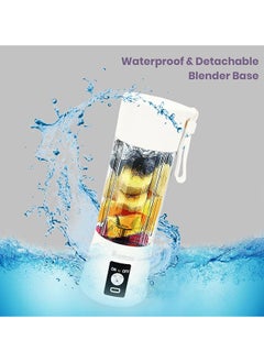 Home Pro خلاط محمول من هوم برو بلندر برو مع شفرة ست ورقات قدرة عالية ٣٨٠ مل أبيض  - Image 3