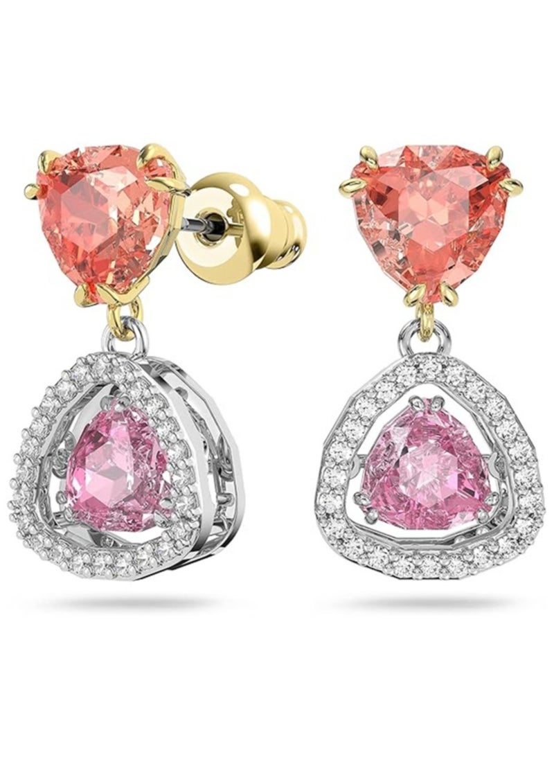 Generic - SWAROVSKL Crystal Pendant Earrings With Charming Details - Image 1