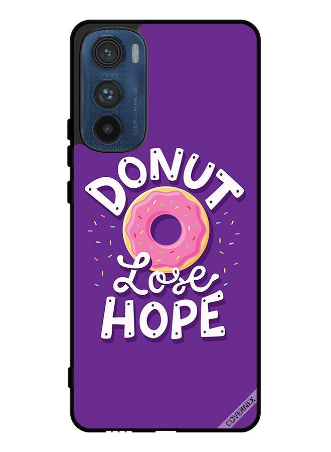 Covernex Protective Case Cover For Motorola Edge 30 Donut Lose Hope Wallpaper - Image 1