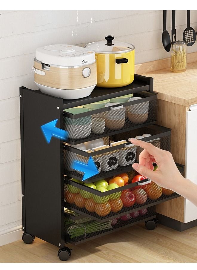 NKX 4 Tier Storage With Wheel  - Image 1