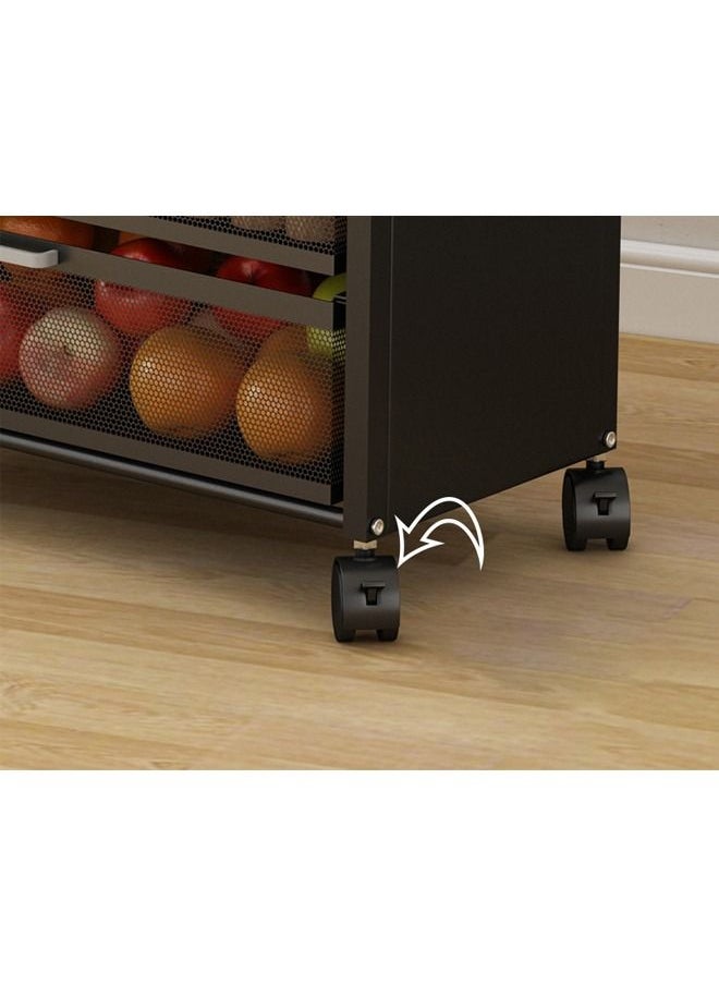 NKX 4 Tier Storage With Wheel  - Image 5
