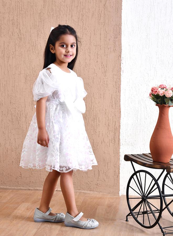 بيلا مودا فستان بتطريز الزهور - Image 5