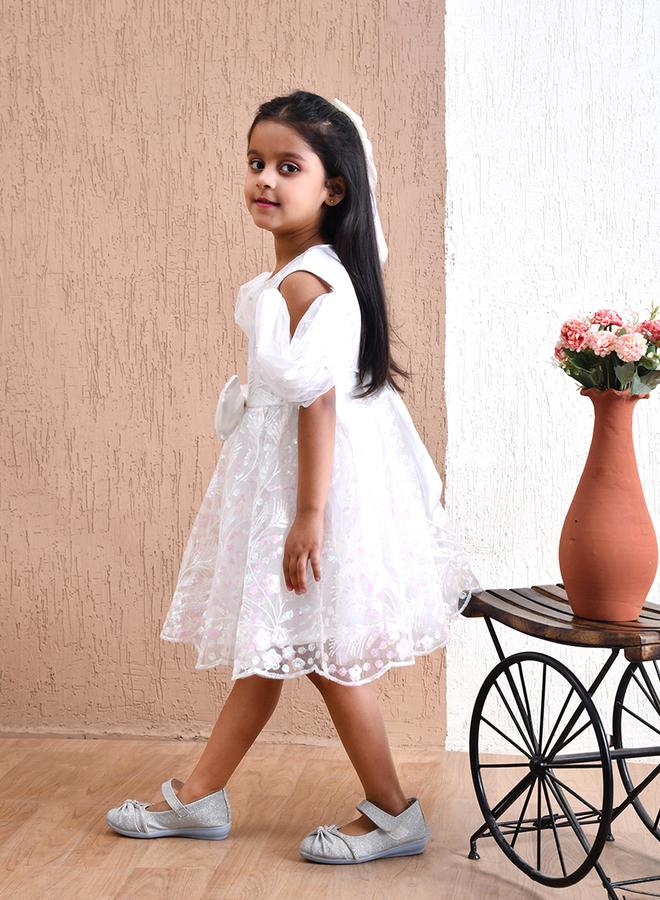 بيلا مودا فستان بتطريز الزهور - Image 4