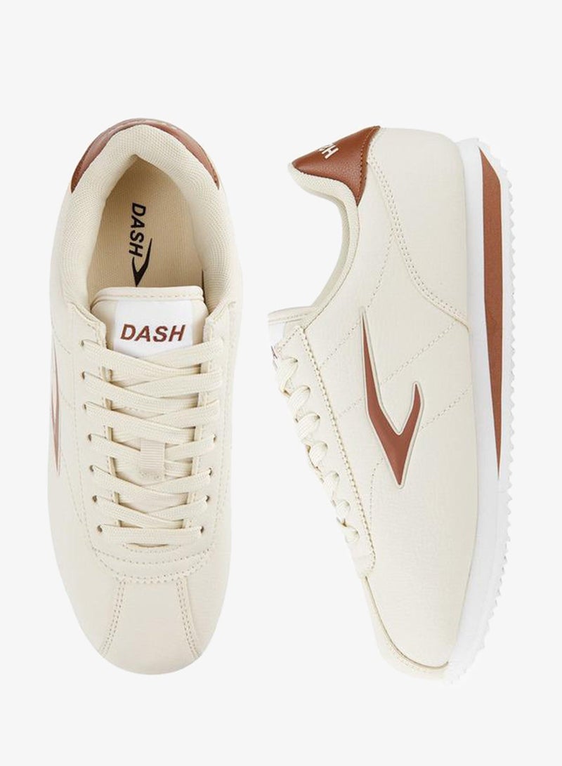 Dash Women Panelled Lace-Up Sneakers - Image 3