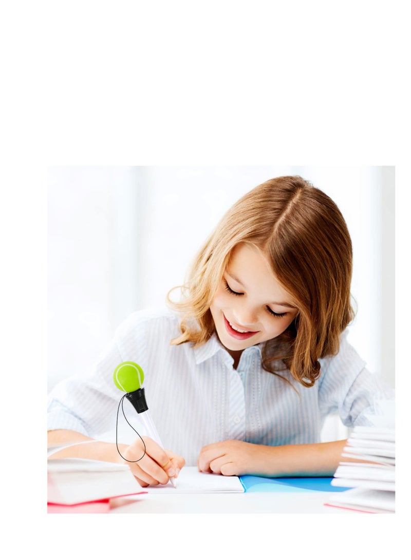 KASTWAVE 12 Pcs Ballpoint Pens, Baseball Football Tennis Soccer Pens, Sports Novelty Pens for Kids, Funny  Pens for Student Soccer Themed Party Favors - Image 4