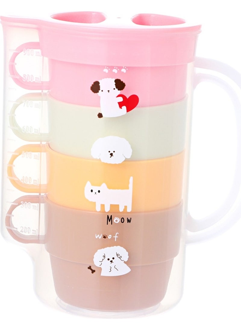 Cute Baby Animal Series Plastic Jug Set (1000ML) - pzsku/Z1FF54D3038384FF836EDZ/45/_/1736590539/f72dd07d-1beb-48a8-a020-d768d4534bb0