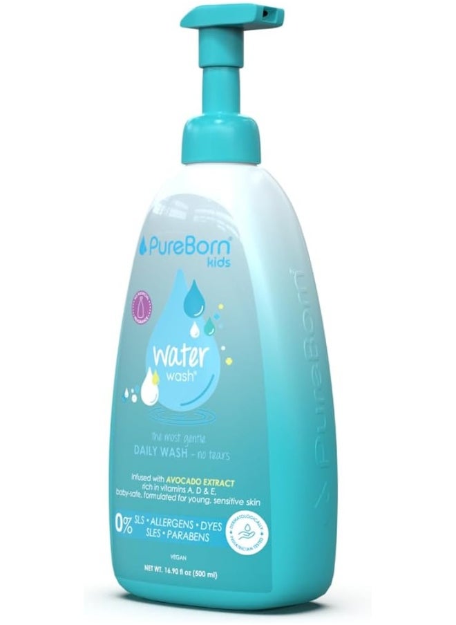 PureBorn Newborn Water Daily Wash Avocado Extract 500ml  - Image 3