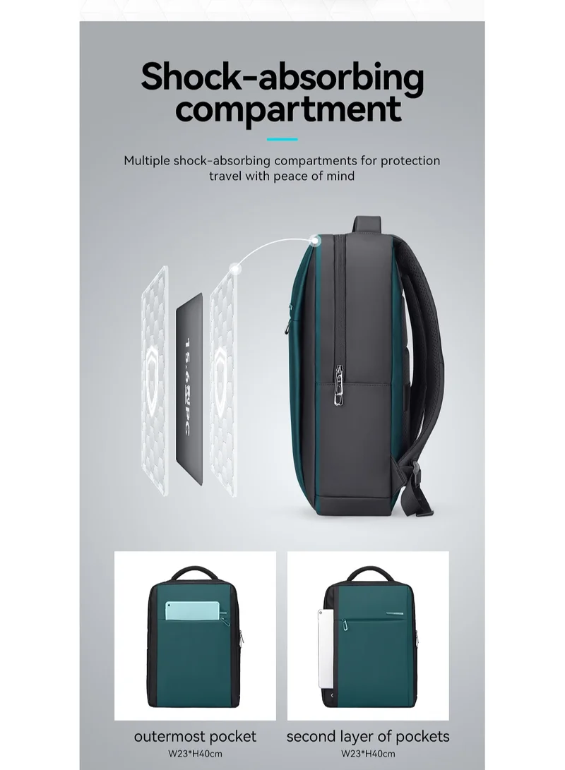 MARK RYDEN MARK RYDEN 2900 Slim, Lightweight, Business, Travel Water-Repellent Backpack