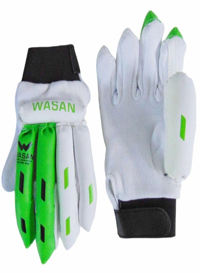 Wasan Cricket Batting Gloves Small Boy (7-10 Years, Green/White) - Image 5