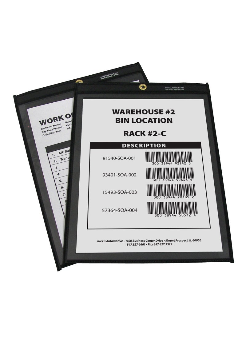 C-Line C-Line Shop Ticket Holders, Stitched 9 x 12-Inch  - Image 2