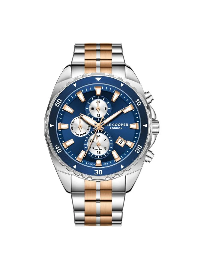Lee Cooper Men's Metal Multi Function Watch LC08217.590 - 44 mm