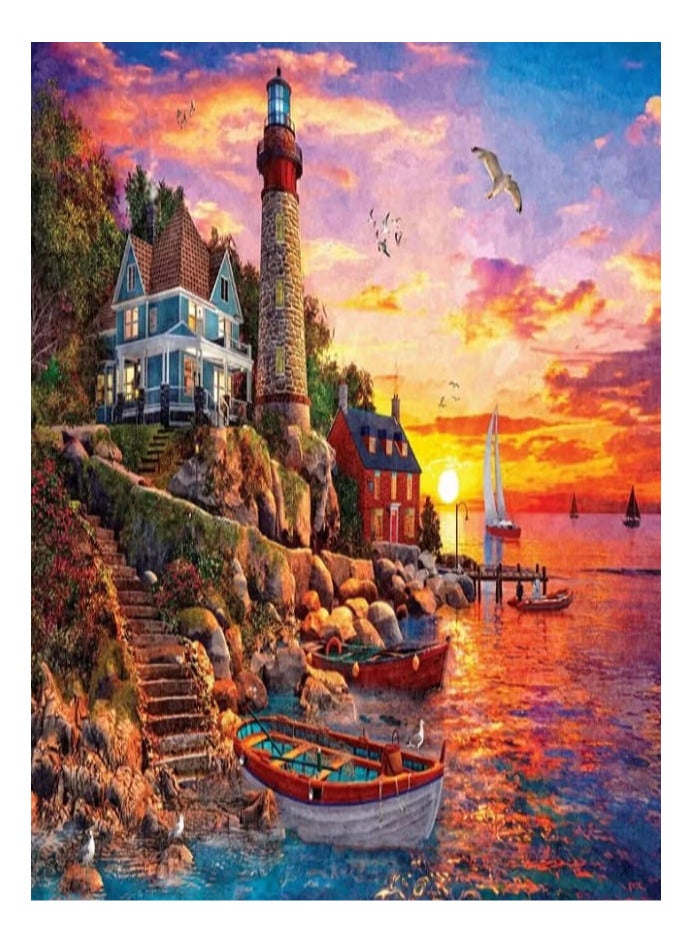 Wonderful sunset puzzle game 500 pieces