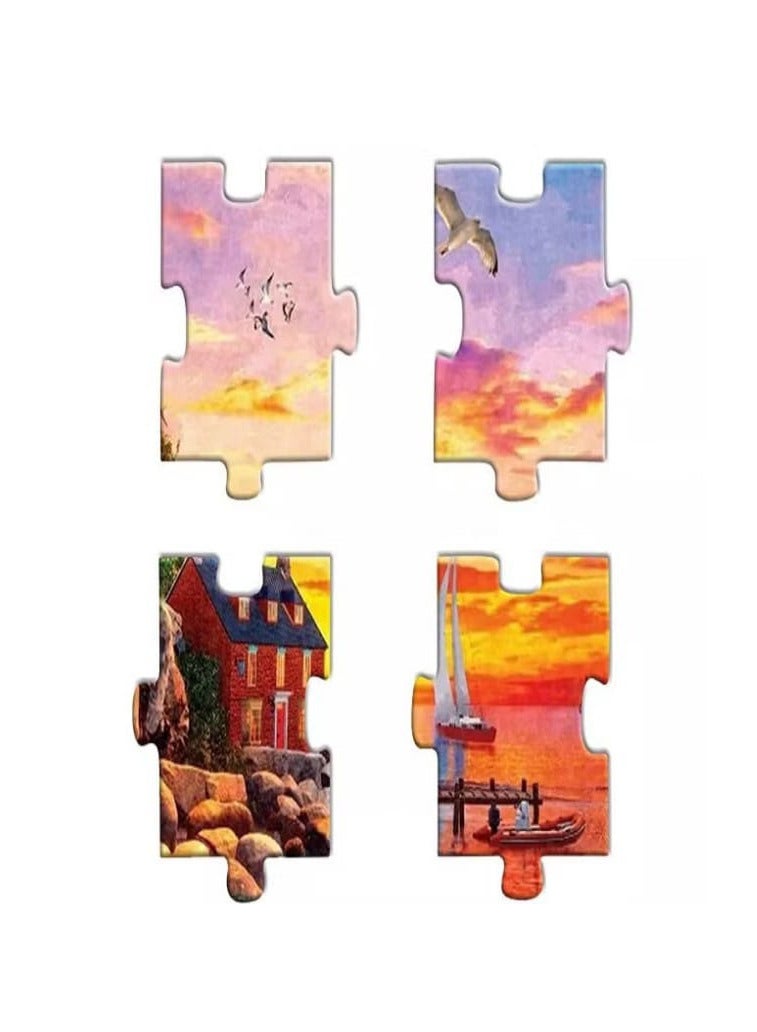 Wonderful sunset puzzle game 500 pieces