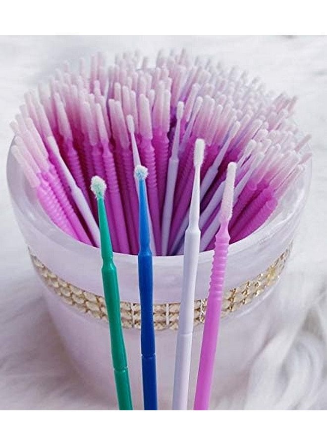 KC Republic Baby Boogie and Eye Gookie Brushes, Felt Tip Mini Brushes Get in Hard to Reach Places and Clean Earwax, Boogies, and Gookies Easily (100 Pack) Pink - Image 2