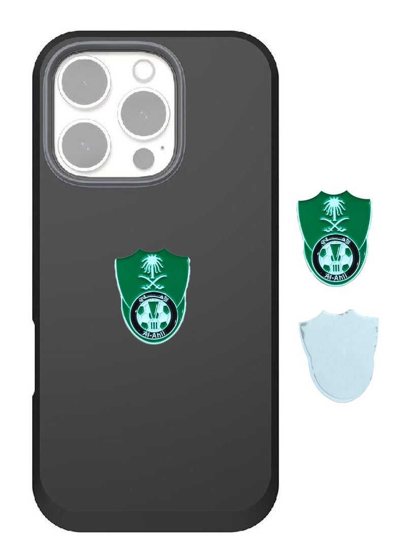 Generic Al Ahli Metal Sticker for Mobile or Any Smooth Surface  - Image 1