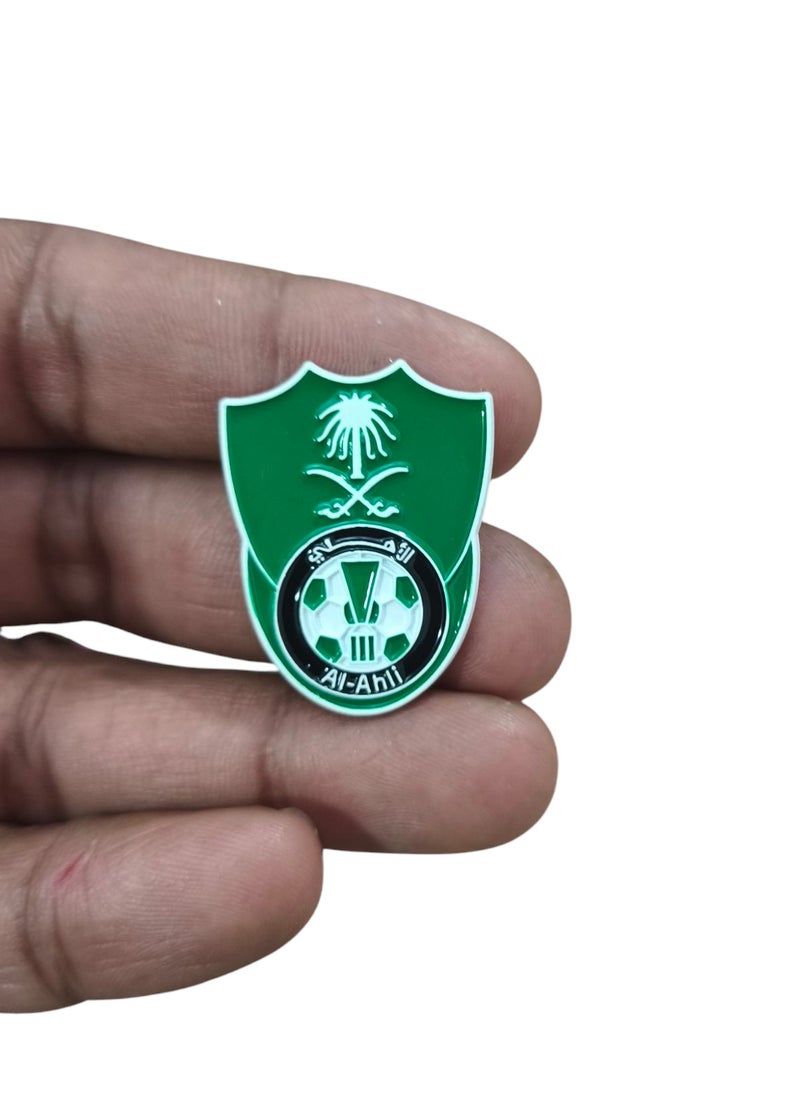Generic Al Ahli Metal Sticker for Mobile or Any Smooth Surface  - Image 2