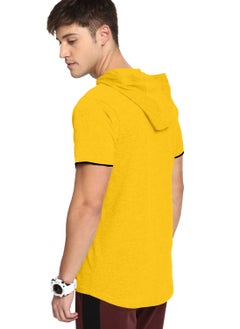 100% Cotton Men's Trendy Half Sleeve T Shirt with Hoodie - pzsku/Z1FF5A9373E37A24E7E4AZ/45/_/1679384429/8578ee8d-89f8-48cd-96ac-c9e48635a075