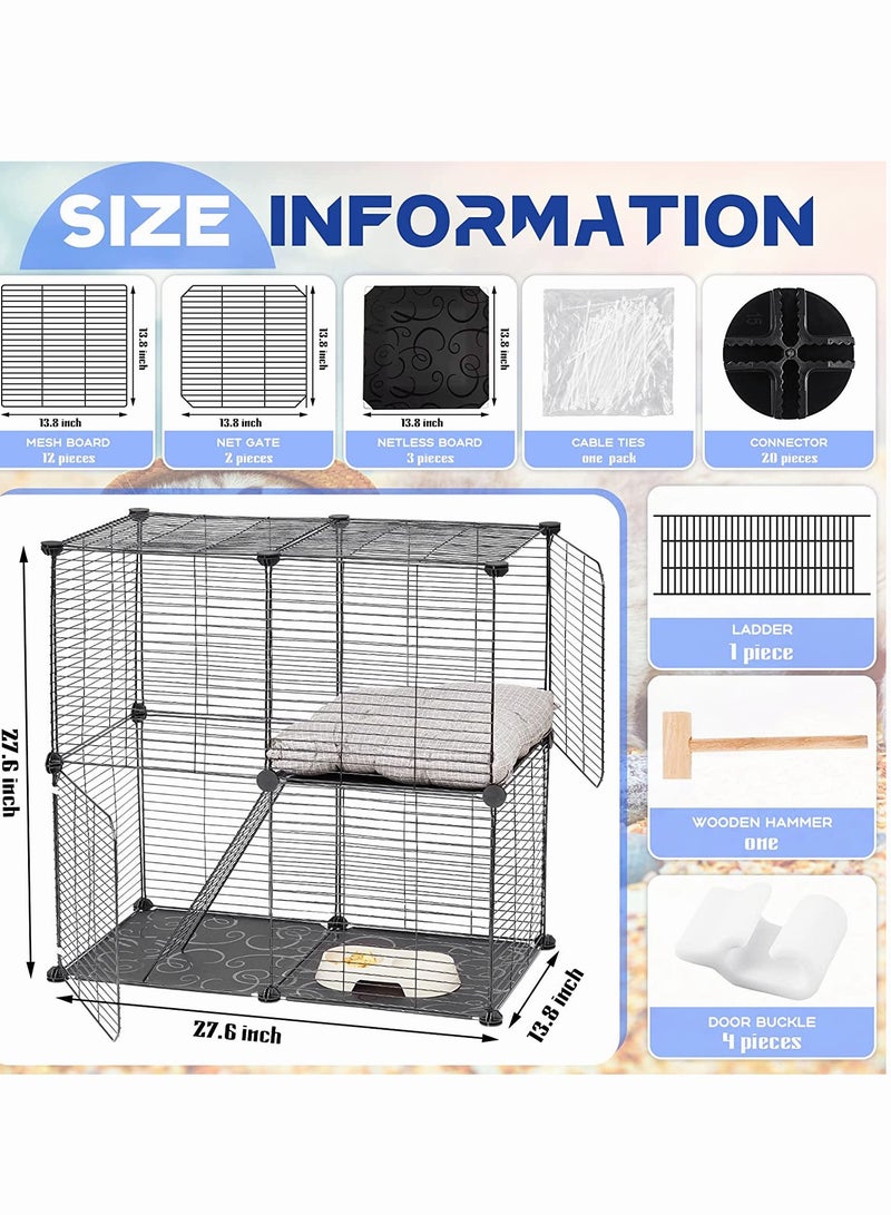 Pet Playpen Tent Large Cats Exercise Pen Crate Cage Kennel Dog Foldable Fence Yard Barrier for Kitten Puppy Rabbit Small Animal Outdoor Indoor - Image 2