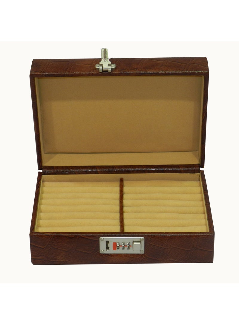 LAVERI LEATHER Laveri Ring Storage Display Box with Ring Holder Showcase for Store Display, Jewelry Show & Home ~ Jewelry Tray Organizer  - Image 1