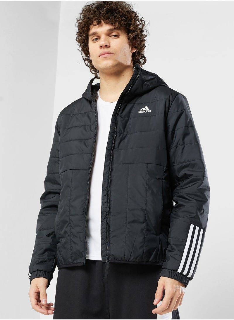 Adidas - 3 Stripe Itavic Hooded Jacket - Image 1