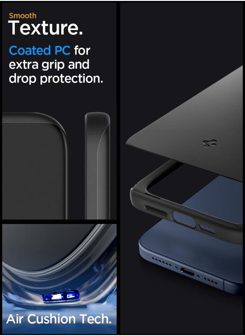 Spigen Thin Fit Compatible With iPhone 15 Pro Case Cover - Black  - Image 4