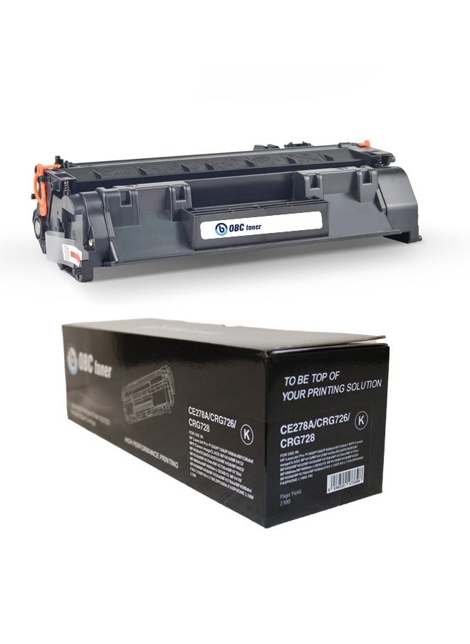 OBC OBC Compatible Laser Toner Cartridge Replacement CE278A / CRG126 / CRG128 Black Prints up to 2,100 Pages Compatible with HP LaserJet Pro and Canon MF Series Printers  - Image 3
