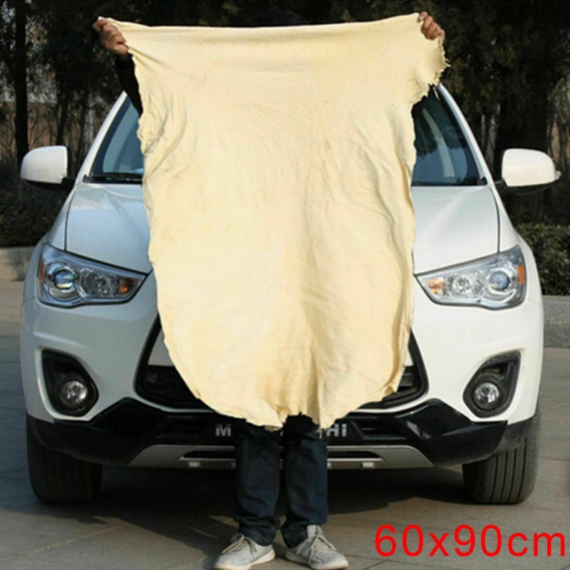 VANANA SUEIANNMN Car Nature Chamois Real Leather Washing Cloth Cleaning Towel Wipes Clean Cham H88 (60X90cm) - Image 4