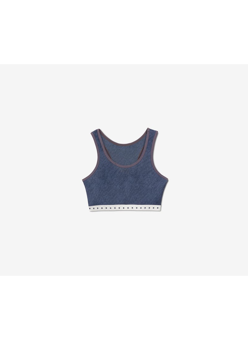 Tchibo - Girls 2pcs Printed Bras, Navy and Blue - Image 1