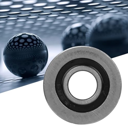 Hyuduo Deep U Round Bottom Track Roller Wheel Stainless Steel Steel Pulley Bottom Track Roller Wheel Rail Ball Wheel 8x22.5x14.5mm 1PCS - Image 5