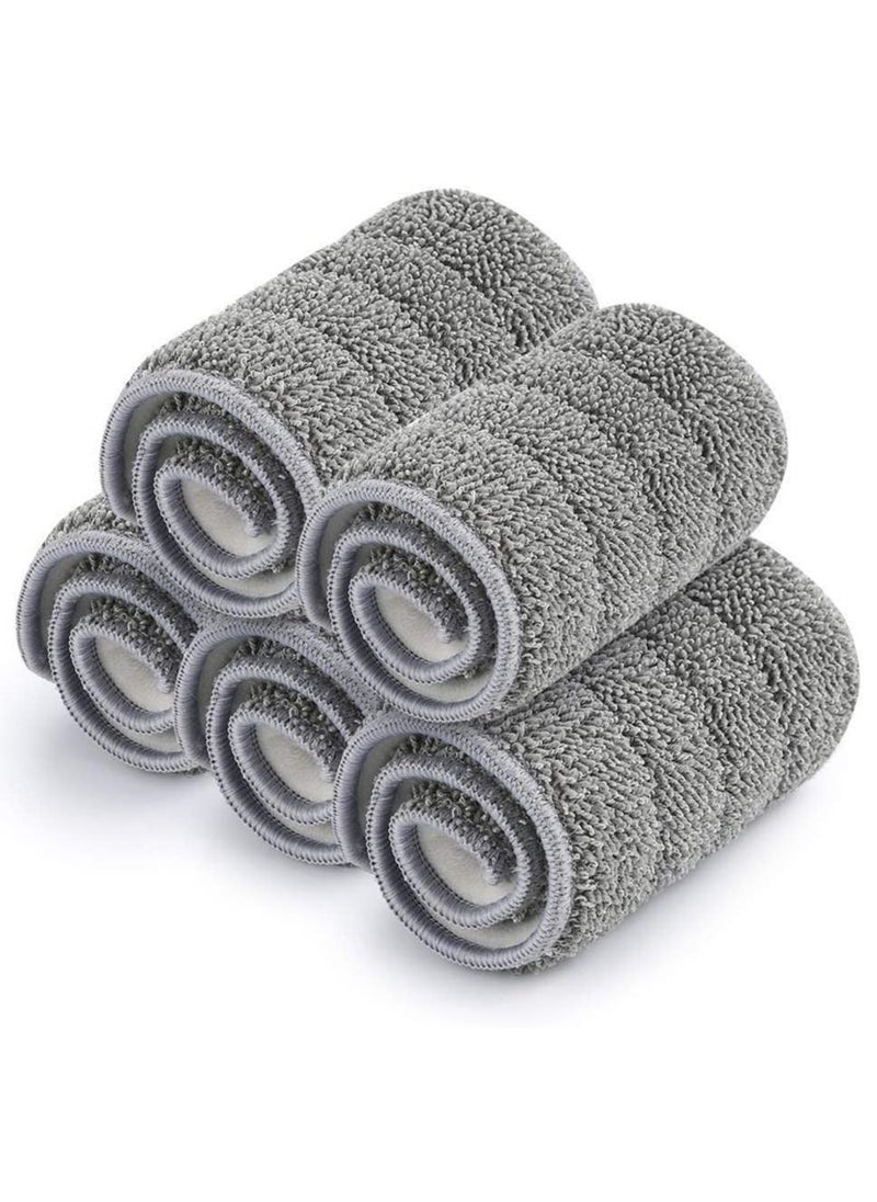 Arabest - Bulletproof Universal Microfiber Spray Mop Replacement Head for Wet/Dry Mop Floor Cleaning Pads Compatible with most 11”-13” hook and loop (velcro) flat mops. (5-pack) - Image 1
