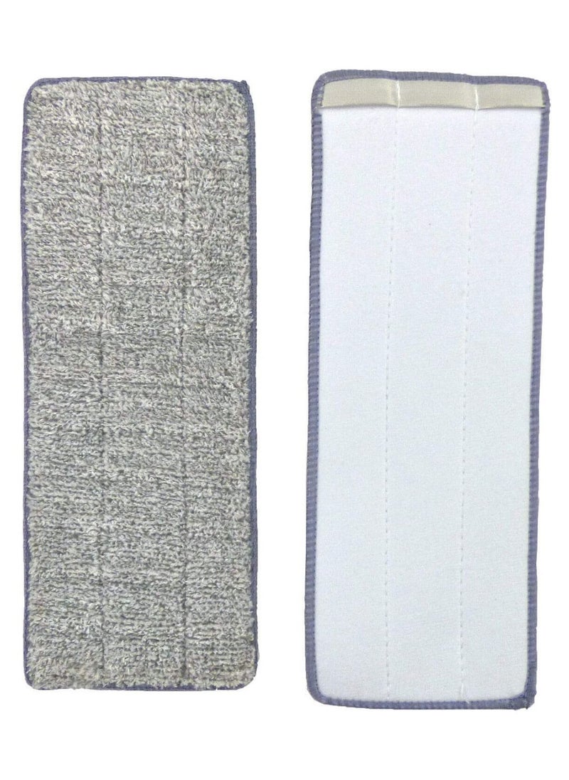 Arabest - Bulletproof Universal Microfiber Spray Mop Replacement Head for Wet/Dry Mop Floor Cleaning Pads Compatible with most 11”-13” hook and loop (velcro) flat mops. (5-pack) - Image 1