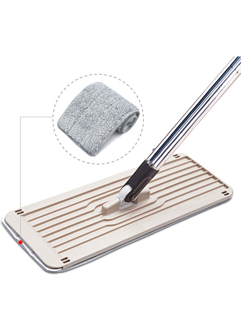 Arabest - Bulletproof Universal Microfiber Spray Mop Replacement Head for Wet/Dry Mop Floor Cleaning Pads Compatible with most 11”-13” hook and loop (velcro) flat mops. (5-pack) - Image 1
