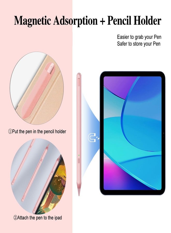 Milikilo Stylus Pen for iPad 11th&10th Generation,Milikilo Pen with Pencil Holder,Palm Rejection,for Air11&13"(M2/M3), Pad Pro 11"&13"(M4),iPad 6-11th,iPad Pro 11"/12.9 ", iPad Air 3/4/5,Mini 5/6 - Image 5