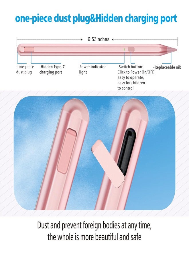 Milikilo Stylus Pen for iPad 11th&10th Generation,Milikilo Pen with Pencil Holder,Palm Rejection,for Air11&13"(M2/M3), Pad Pro 11"&13"(M4),iPad 6-11th,iPad Pro 11"/12.9 ", iPad Air 3/4/5,Mini 5/6 - Image 4