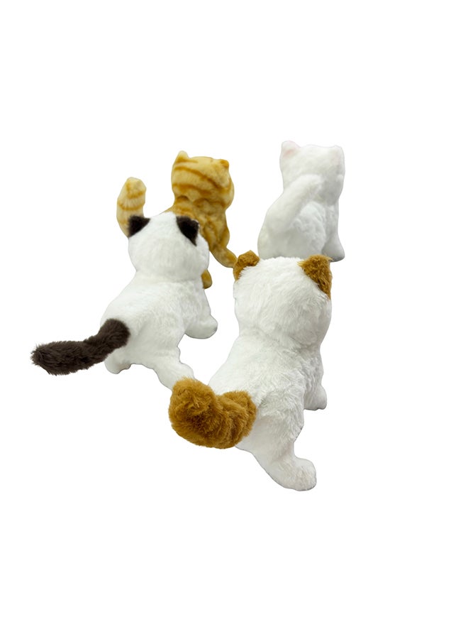 Galaxy Toys Galaxy Electronic Walking Plush Cat Toy with Pet House Packaging – Assorted 1 pc – Realistic Walking & Meowing Functions – Safe for Kids 3+ - Image 3