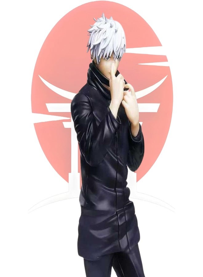 Realmkart Gojo Action Figure JJK Gojo Satoru Action Figurines Infinite Void Anime Action Figure 20CM Figure GOJO JJK Anime Gifts,Office Table, Study Table - Image 3