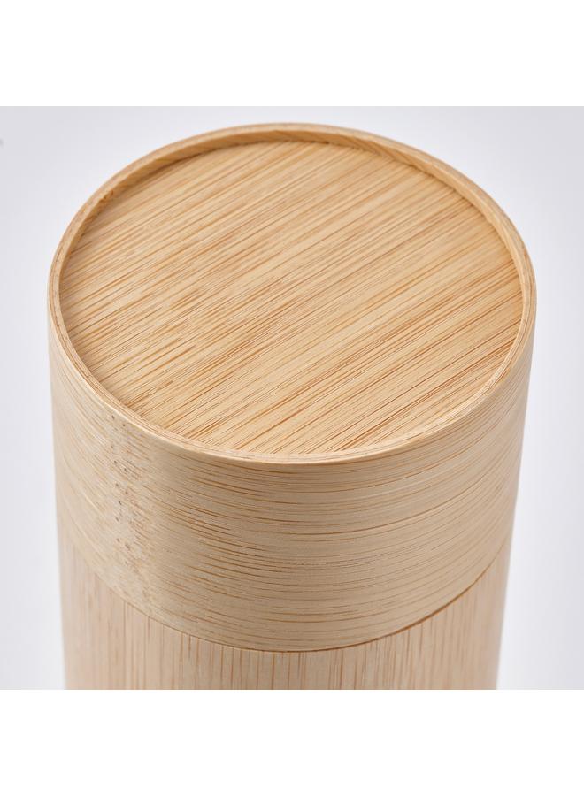 Zaboon Coffee/tea tin, with spoon bamboo veneer, 22 cm - Image 3