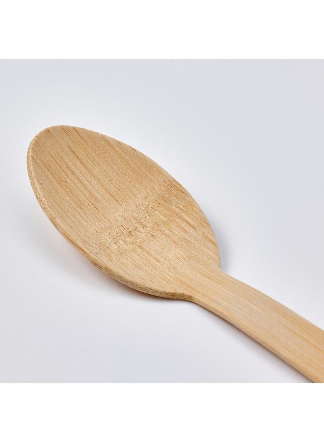 Zaboon Coffee/tea tin, with spoon bamboo veneer, 22 cm - Image 2