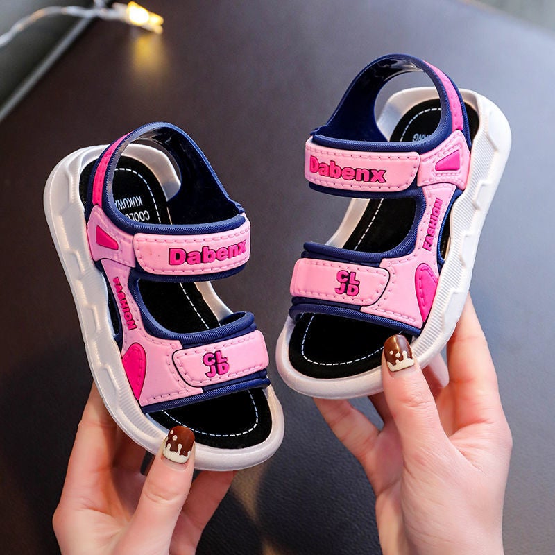 Boys Sandals 2023 New Fashionable Summer Mid-Big Children Soft Bottom Non-Slip Children Girls Baby Boys Beach Shoes - Image 5