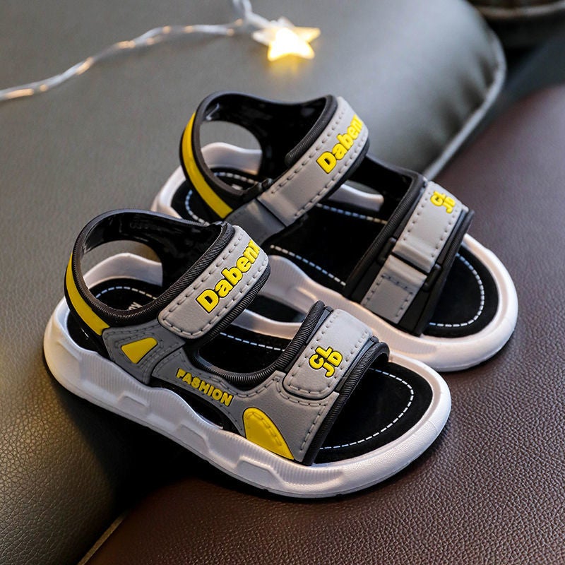 Boys Sandals 2023 New Fashionable Summer Mid-Big Children Soft Bottom Non-Slip Children Girls Baby Boys Beach Shoes - Image 3