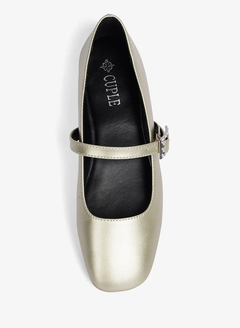 Cuple Gold Ladies Lifestyle Ballerinas for Women | Best Price UAE