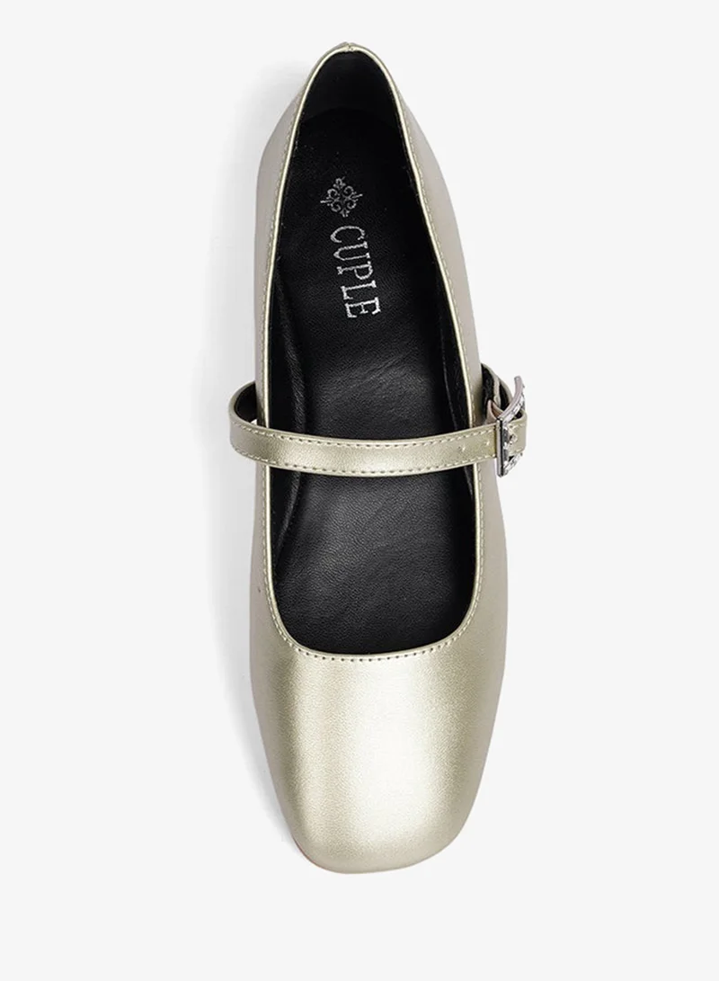 Cuple Gold Ladies Lifestyle Ballerinas for Women | Best Price UAE