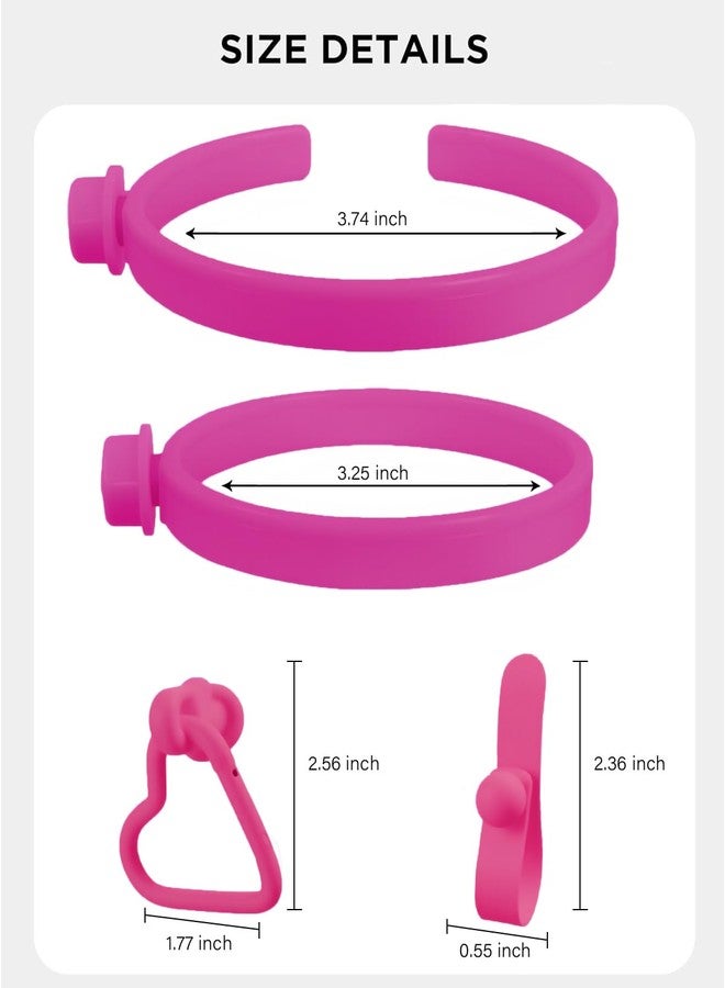 LETGO Cup Holder for Bogg Bag Compatible with Stanley Bogg Bag Cup Holder Accessories Simply Southern Beach Tote Bag(New Rose Pink) - Image 2